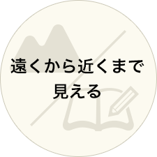 遠くから近くまで見える