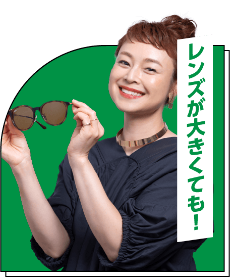 レンズが大きくても！